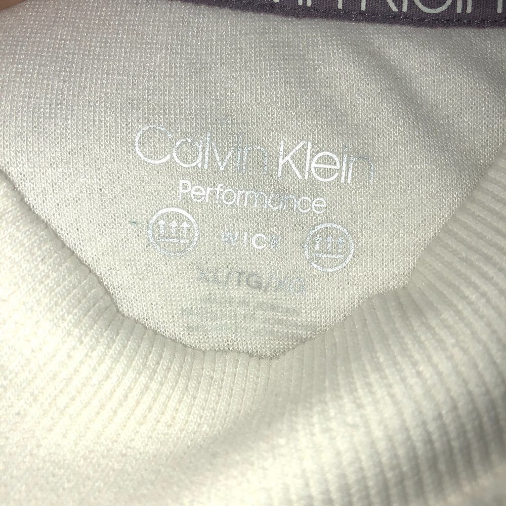 đ
șCALVIN Klein Sherpa Teddy Crewneck Sweater XL - Picture 9 of 9
